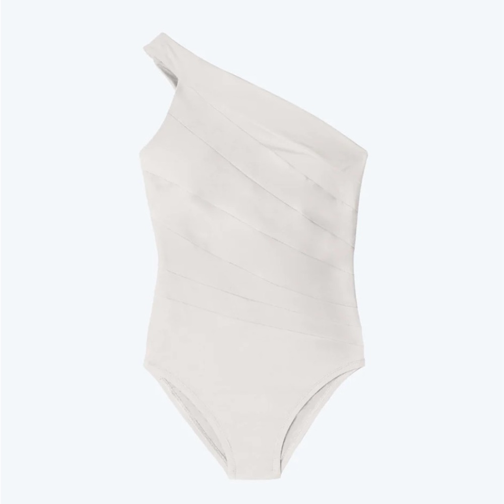 Summersalt White One-Shoulder Swimsuit - Picture 3 of 6